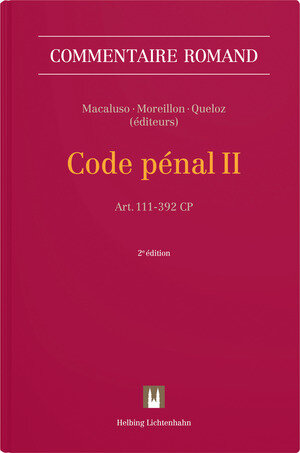 Buchcover Code pénal II | Joséphine Auberjonois | EAN 9783719044909 | ISBN 3-7190-4490-4 | ISBN 978-3-7190-4490-9