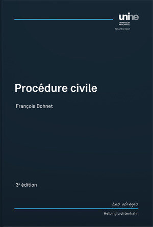 Buchcover Procédure civile | François Bohnet | EAN 9783719045029 | ISBN 3-7190-4502-1 | ISBN 978-3-7190-4502-9