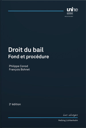 Buchcover Droit du bail | Philippe Conod | EAN 9783719045036 | ISBN 3-7190-4503-X | ISBN 978-3-7190-4503-6