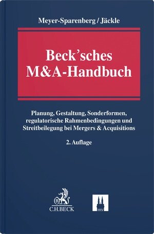 Buchcover Beck'sches M&A-Handbuch | EAN 9783719045173 | ISBN 3-7190-4517-X | ISBN 978-3-7190-4517-3