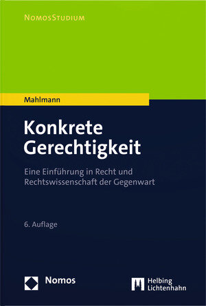 Buchcover Konkrete Gerechtigkeit | Matthias Mahlmann | EAN 9783719046477 | ISBN 3-7190-4647-8 | ISBN 978-3-7190-4647-7