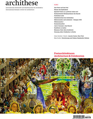 Buchcover Festarchitekturen  | EAN 9783721208030 | ISBN 3-7212-0803-X | ISBN 978-3-7212-0803-0