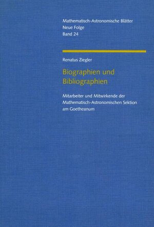 Buchcover Biographien und Bibliographien | Renatus Ziegler | EAN 9783723511121 | ISBN 3-7235-1112-0 | ISBN 978-3-7235-1112-1