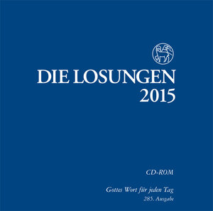 Buchcover Die Losungen 2015 - Deutschland / Die Losungen 2015  | EAN 9783724519690 | ISBN 3-7245-1969-9 | ISBN 978-3-7245-1969-0