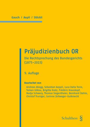 Buchcover Präjudizienbuch OR  | EAN 9783725570171 | ISBN 3-7255-7017-5 | ISBN 978-3-7255-7017-1