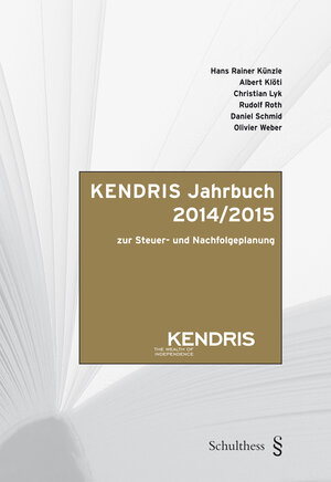 Buchcover KENDRIS Jahrbuch 2014/2015 | Hans Rainer Künzle | EAN 9783725571710 | ISBN 3-7255-7171-6 | ISBN 978-3-7255-7171-0
