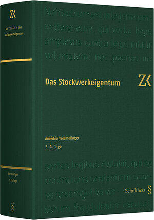 Buchcover Das Stockwerkeigentum | Amédéo Wermelinger | EAN 9783725576791 | ISBN 3-7255-7679-3 | ISBN 978-3-7255-7679-1