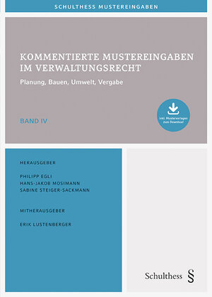 Buchcover Kommentierte Mustereingaben im Verwaltungsrecht  | EAN 9783725581290 | ISBN 3-7255-8129-0 | ISBN 978-3-7255-8129-0
