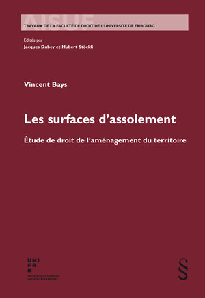 Buchcover Les surfaces d'assolement | Vincent Bays | EAN 9783725583171 | ISBN 3-7255-8317-X | ISBN 978-3-7255-8317-1