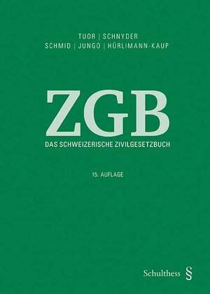 Buchcover Das Schweizerische Zivilgesetzbuch | Peter Tuor | EAN 9783725583850 | ISBN 3-7255-8385-4 | ISBN 978-3-7255-8385-0