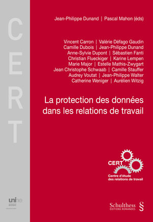 Buchcover La protection des données dans les relations de travail | EAN 9783725586462 | ISBN 3-7255-8646-2 | ISBN 978-3-7255-8646-2
