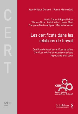 Buchcover Les certificats dans les relations de travail | EAN 9783725586868 | ISBN 3-7255-8686-1 | ISBN 978-3-7255-8686-8