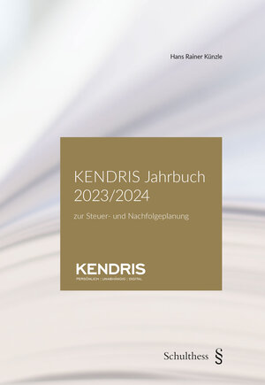 Buchcover KENDRIS Jahrbuch 2023/2024  | EAN 9783725597871 | ISBN 3-7255-9787-1 | ISBN 978-3-7255-9787-1