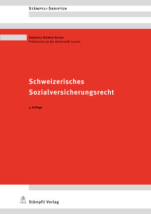 Buchcover Schweizerisches Sozialversicherungsrecht | Gabriela Riemer-Kafka | EAN 9783727215636 | ISBN 3-7272-1563-1 | ISBN 978-3-7272-1563-6