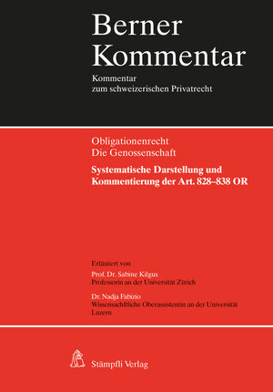 Buchcover Die Genossenschaft | EAN 9783727216053 | ISBN 3-7272-1605-0 | ISBN 978-3-7272-1605-3