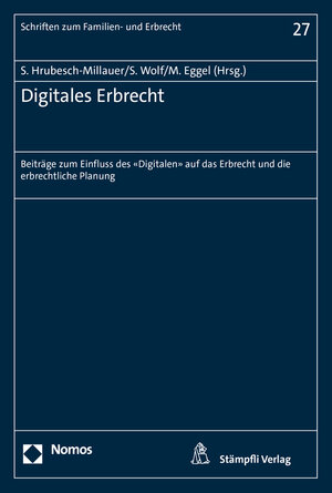 Buchcover Digitales Erbrecht  | EAN 9783727216770 | ISBN 3-7272-1677-8 | ISBN 978-3-7272-1677-0