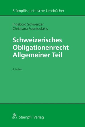 Buchcover Schweizerisches Obligationenrecht Allgemeiner Teil | Ingeborg Schwenzer | EAN 9783727219696 | ISBN 3-7272-1969-6 | ISBN 978-3-7272-1969-6