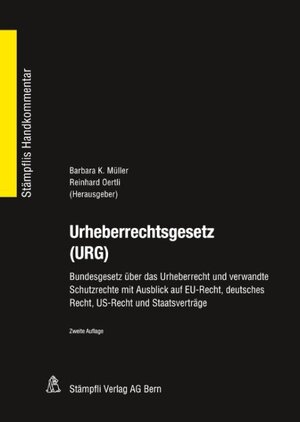 Buchcover Urheberrechtsgesetz (URG)  | EAN 9783727225536 | ISBN 3-7272-2553-X | ISBN 978-3-7272-2553-6