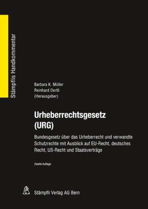Buchcover Urheberrechtsgesetz (URG) | EAN 9783727225536 | ISBN 3-7272-2553-X | ISBN 978-3-7272-2553-6