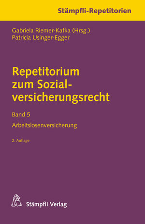 Buchcover Repetitorium zum Sozialversicherungsrecht Band 5 | Patricia Usinger-Egger | EAN 9783727242663 | ISBN 3-7272-4266-3 | ISBN 978-3-7272-4266-3