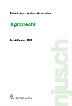 Buchcover Agrarrecht | Andreas Wasserfallen | EAN 9783727244001 | ISBN 3-7272-4400-3 | ISBN 978-3-7272-4400-1