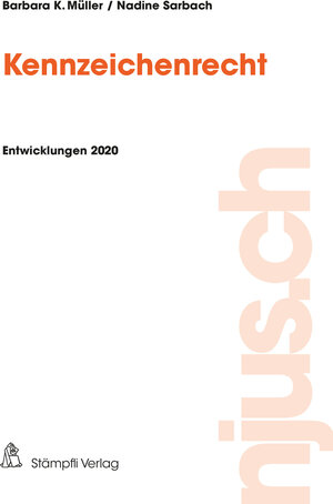 Buchcover Kennzeichenrecht | Barbara Müller | EAN 9783727244155 | ISBN 3-7272-4415-1 | ISBN 978-3-7272-4415-5