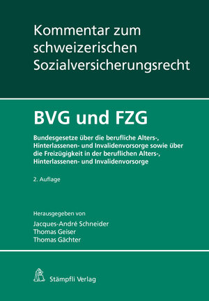 Buchcover BVG und FZG  | EAN 9783727245572 | ISBN 3-7272-4557-3 | ISBN 978-3-7272-4557-2