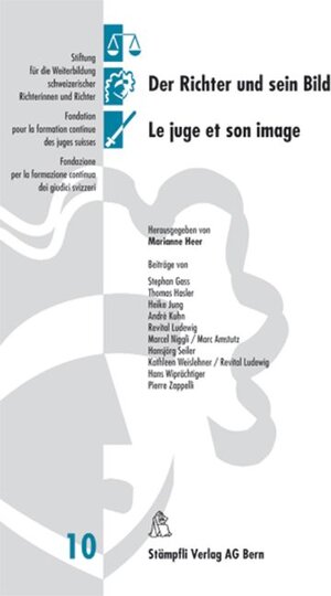 Buchcover Der Richter und sein Bild, Le juge et son image  | EAN 9783727256653 | ISBN 3-7272-5665-6 | ISBN 978-3-7272-5665-3