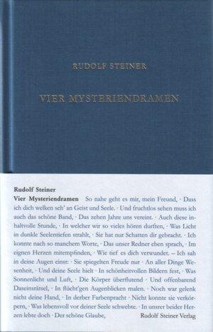 Buchcover Vier Mysteriendramen | Rudolf Steiner | EAN 9783727401404 | ISBN 3-7274-0140-0 | ISBN 978-3-7274-0140-4