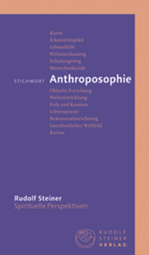 Buchcover Stichwort Anthroposophie | Rudolf Steiner | EAN 9783727449048 | ISBN 3-7274-4904-7 | ISBN 978-3-7274-4904-8