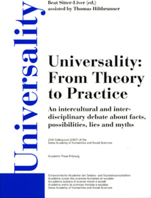Buchcover Universality: From Theory to Practice  | EAN 9783727816505 | ISBN 3-7278-1650-3 | ISBN 978-3-7278-1650-5