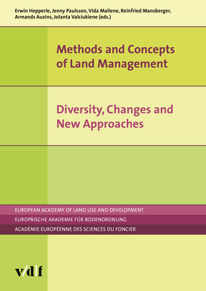Buchcover Methods and Concepts of Land Management | EAN 9783728140272 | ISBN 3-7281-4027-9 | ISBN 978-3-7281-4027-2
