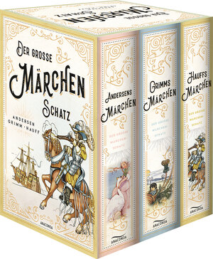 Buchcover Der große Märchenschatz (Andersens Märchen - Grimms Märchen - Hauffs Märchen) (3 Bände im Schuber) | Wilhelm Grimm | EAN 9783730609149 | ISBN 3-7306-0914-9 | ISBN 978-3-7306-0914-9