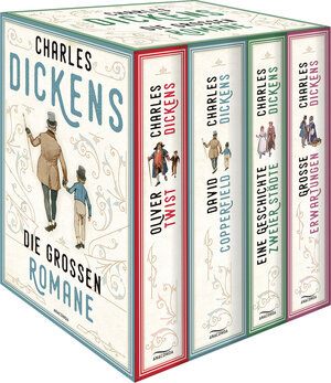 Buchcover Dickens, Charles: Die großen Romane (4 Bände im Schuber: Oliver Twist; David Copperfield; Eine Geschichte zweier Städte; Große Erwartungen) | Charles Dickens | EAN 9783730611791 | ISBN 3-7306-1179-8 | ISBN 978-3-7306-1179-1