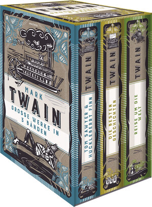 Buchcover Mark Twain, Grosse Werke in 3 Bänden im Schmuck-Schuber | Mark Twain | EAN 9783730613313 | ISBN 3-7306-1331-6 | ISBN 978-3-7306-1331-3