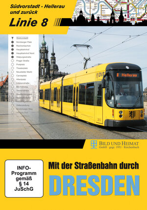 Buchcover Mit der Straßenbahn durch Dresden, Linie 8  | EAN 9783731008385 | ISBN 3-7310-0838-6 | ISBN 978-3-7310-0838-5