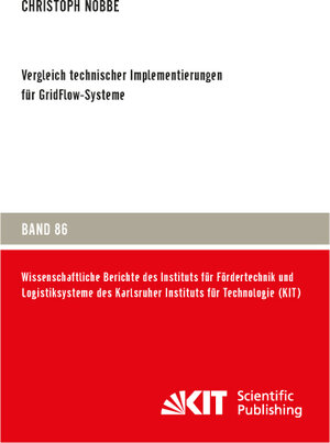 Buchcover Vergleich technischer Implementierungen für GridFlow-Systeme | Christoph Nobbe | EAN 9783731504009 | ISBN 3-7315-0400-6 | ISBN 978-3-7315-0400-9