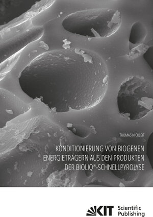 Buchcover Konditionierung von biogenen Energieträgern aus den Produkten der bioliq®-Schnellpyrolyse | Thomas Nicoleit | EAN 9783731505754 | ISBN 3-7315-0575-4 | ISBN 978-3-7315-0575-4