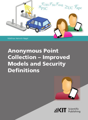 Buchcover Anonymous Point Collection - Improved Models and Security Definitions | Matthias Nagel | EAN 9783731510239 | ISBN 3-7315-1023-5 | ISBN 978-3-7315-1023-9