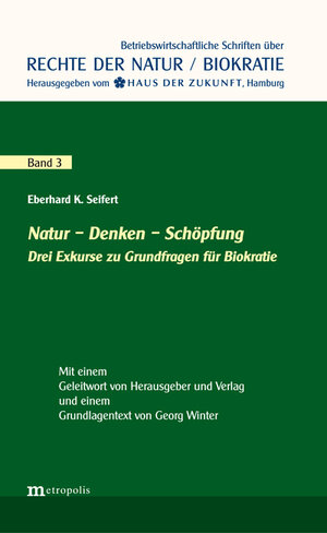 Buchcover Natur - Denken - Schöpfung | Eberhard K. Seifert | EAN 9783731611837 | ISBN 3-7316-1183-X | ISBN 978-3-7316-1183-7