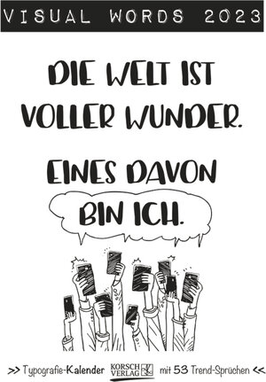 Buchcover Visual Words 2023 | EAN 9783731862055 | ISBN 3-7318-6205-0 | ISBN 978-3-7318-6205-5
