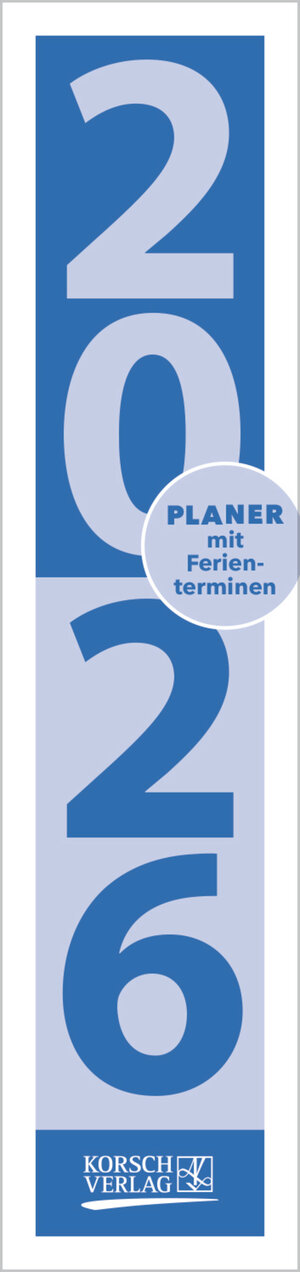Buchcover Streifenplaner Compact Blau 2026  | EAN 9783731884903 | ISBN 3-7318-8490-9 | ISBN 978-3-7318-8490-3