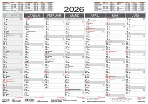 Buchcover Tafelkalender A5 "Stabil" 2026  | EAN 9783731884996 | ISBN 3-7318-8499-2 | ISBN 978-3-7318-8499-6