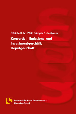 Buchcover Konsortial-, Emissions- und Investmentgeschäft; Depotgeschäft | Désirée Kuhn-Pfeil | EAN 9783732104031 | ISBN 3-7321-0403-6 | ISBN 978-3-7321-0403-1