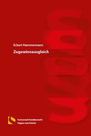 Buchcover Zugewinnausgleich | Eckart Hammermann | EAN 9783732105526 | ISBN 3-7321-0552-0 | ISBN 978-3-7321-0552-6