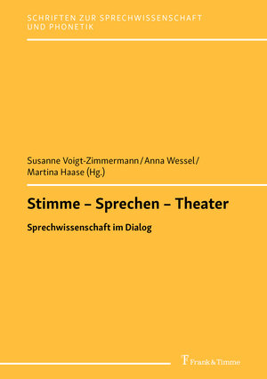 Buchcover Stimme – Sprechen – Theater  | EAN 9783732910311 | ISBN 3-7329-1031-8 | ISBN 978-3-7329-1031-1