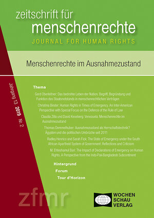 Buchcover Menschenrechte im Ausnahmezustand | M. Ehteshamul Bari | EAN 9783734409202 | ISBN 3-7344-0920-9 | ISBN 978-3-7344-0920-2