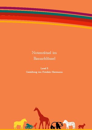 Buchcover Notenrätsel im Bassschlüssel | Fräulein Herrmann | EAN 9783734717888 | ISBN 3-7347-1788-4 | ISBN 978-3-7347-1788-8