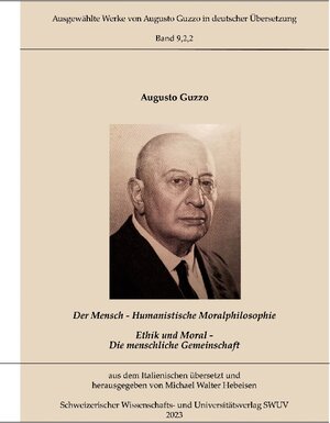 Buchcover Humanistische Moralphilosophie | Augusto Guzzo | EAN 9783734720079 | ISBN 3-7347-2007-9 | ISBN 978-3-7347-2007-9