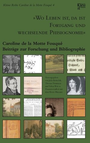 Buchcover "Wo Leben ist, da ist Fortgang und wechselnde Phisiognomie" | Caroline de la Motte Fouqué | EAN 9783734767531 | ISBN 3-7347-6753-9 | ISBN 978-3-7347-6753-1
